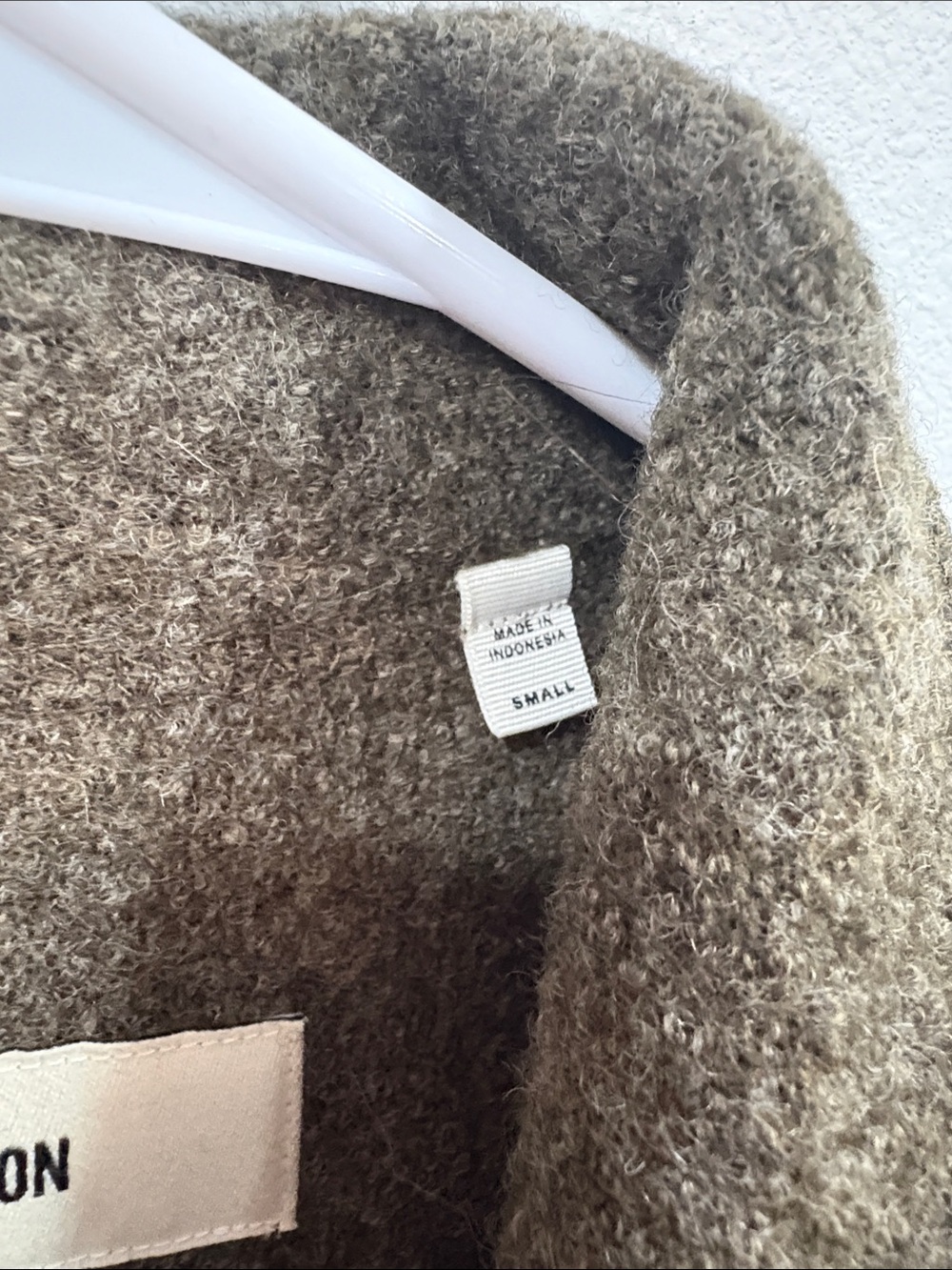 Buck Mason Felted Wool Chore Coat Women’s Small Marled Coastal Bluff NWT $268 - Picture 2 of 12